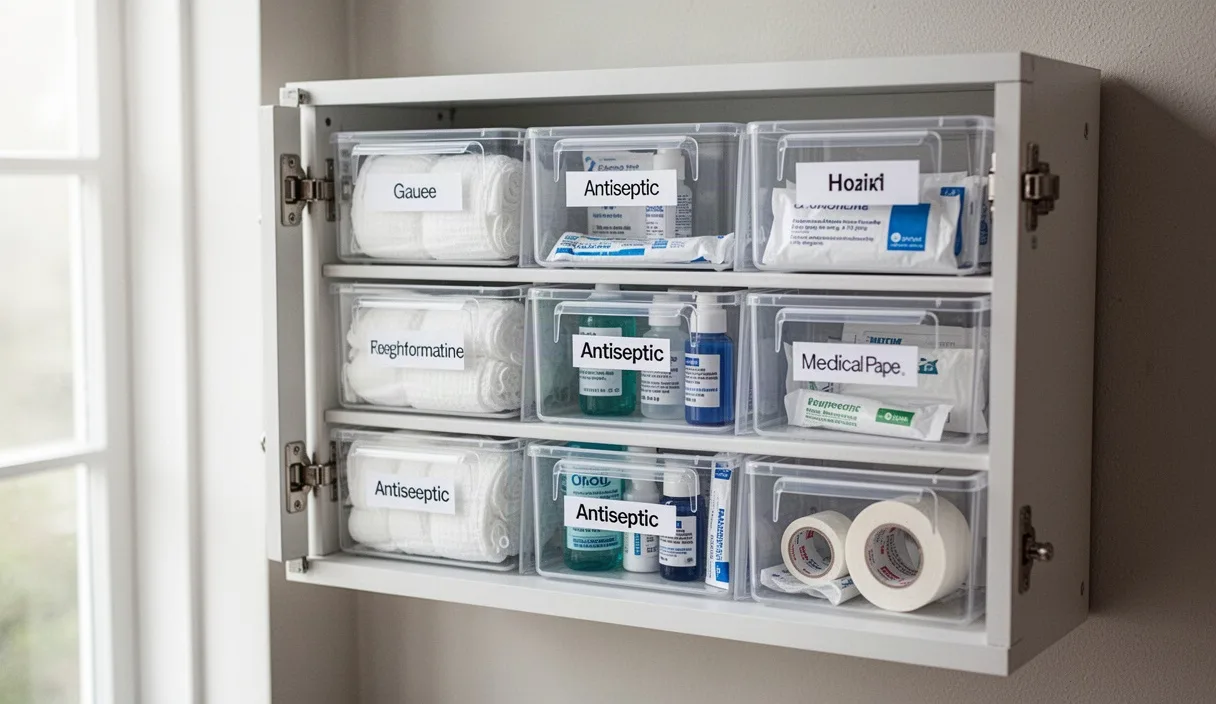 Assembling a Functional First Aid Station at Home